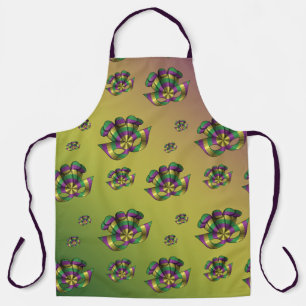Mardi Gras Mask All-Over Print Apron