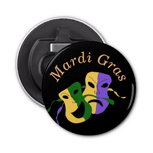 Mardi Gras Mask Bottle Opener (Front)