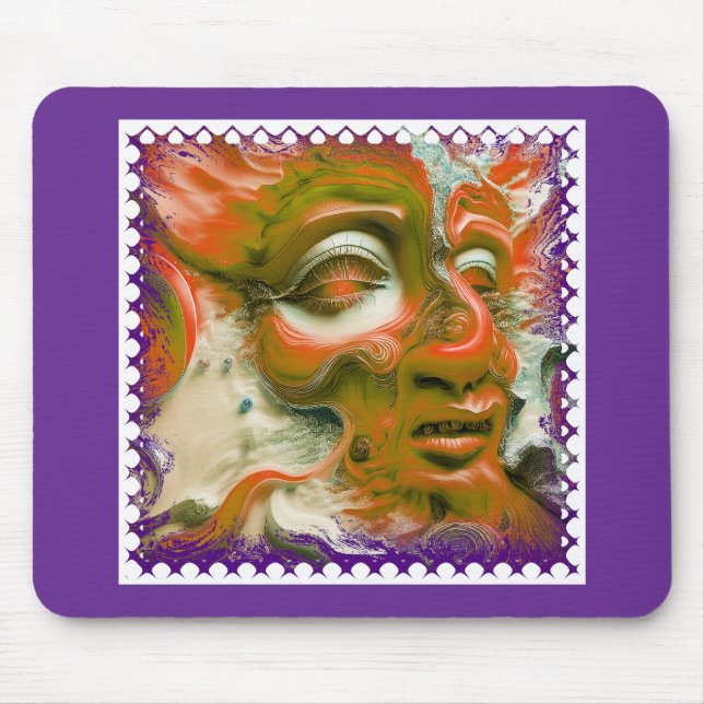 Mardi Gras Mask Mouse Pad (Front)
