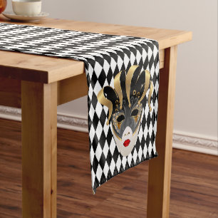 Mardi Gras Mask Table Runner
