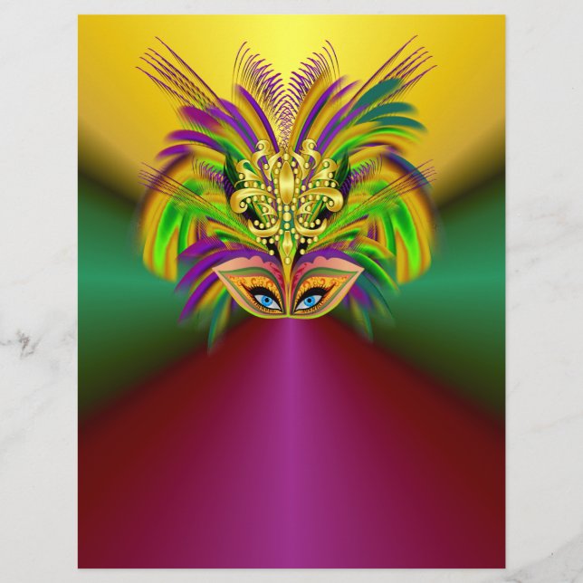 Mardi-Gras-Mask-The-Queen-V-2 (Front)