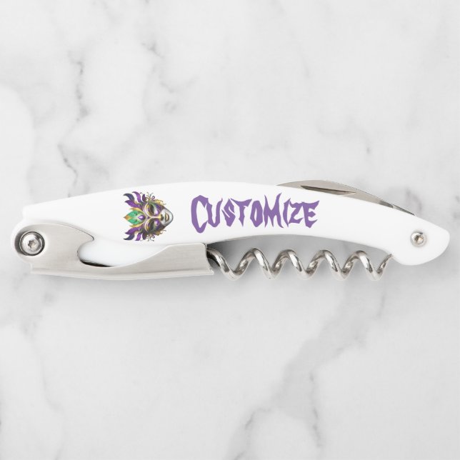 Mardi Gras Mask Thunder_Cove Corkscrew (Front)