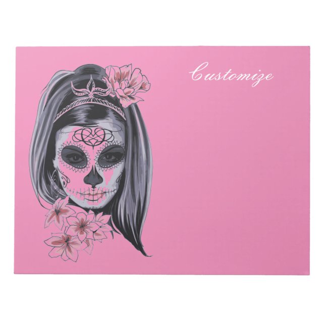 Mardi Gras Mask Thunder_Cove  Notepad (Front)