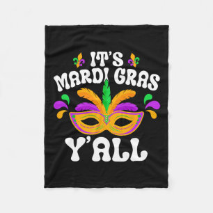 Mardi Gras Masquerade Mardi Parade Costume Mens An Fleece Blanket