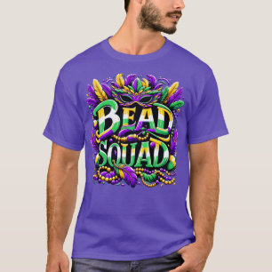Mardi Gras Masquerade Mask Bead Parade Women Men K T-Shirt
