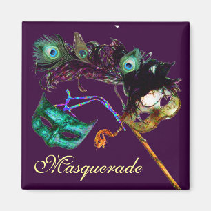 MARDI GRAS MASQUERADE PARTY MAGNET