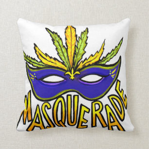 Mardi Gras Masquerade Pillow
