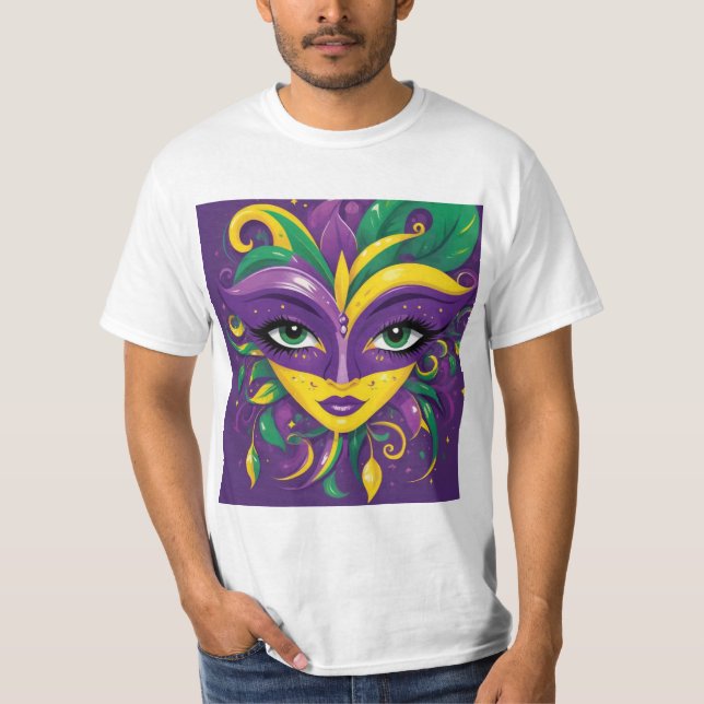 Mardi Gras Masquerade  T-Shirt (Front)
