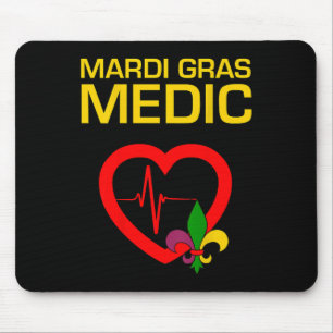 Mardi Gras Medic Mouse Pad