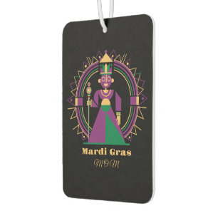 Mardi Gras Mom 2026 Queen Car Air Freshener