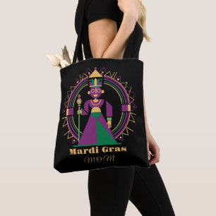 Mardi Gras Mom 2026 Queen Tote Bag