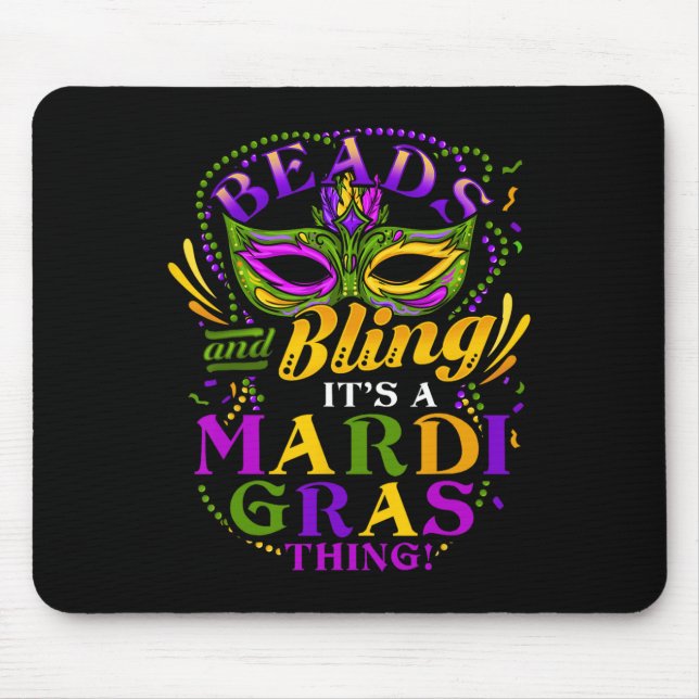 Mardi Gras  Mouse Pad (Front)