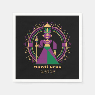 Mardi Gras Mum 2026 Queen Napkin