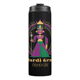 Mardi Gras Mum 2026 Queen Thermal Tumbler