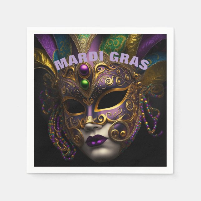 Mardi Gras  Napkin (Front)