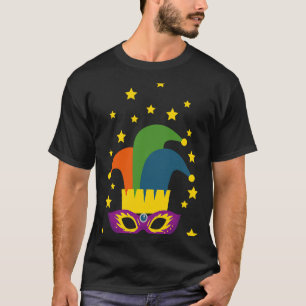 Mardi Gras New Orleans Carnival Purple Green Yello T-Shirt