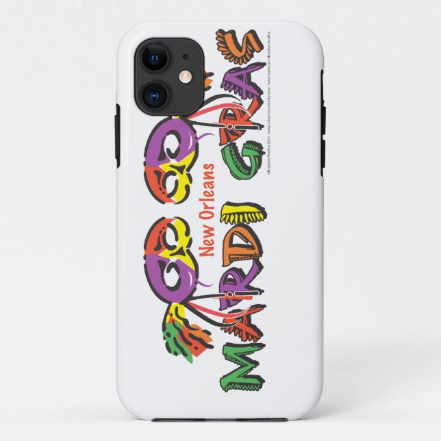 Mardi Gras New Orleans Case-Mate iPhone Case (Back)