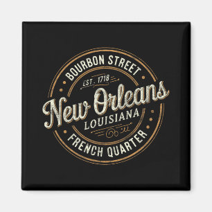 Mardi Gras New Orleans Louisiana Bourbon Street So Magnet