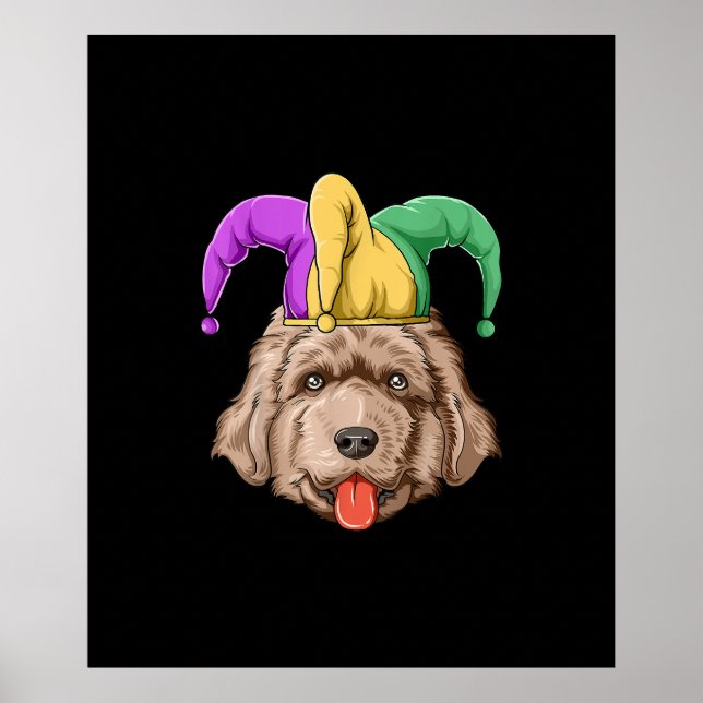 Mardi Gras Newfoundland Carnival Hat Newfoundland Poster (Front)