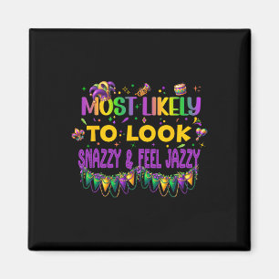 Mardi Gras Nola Carnival Most Likely Matching Grou Magnet