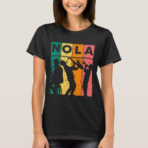 Mardi Gras Nola New Orleans Carnival 2025 Jazz Ret T-Shirt