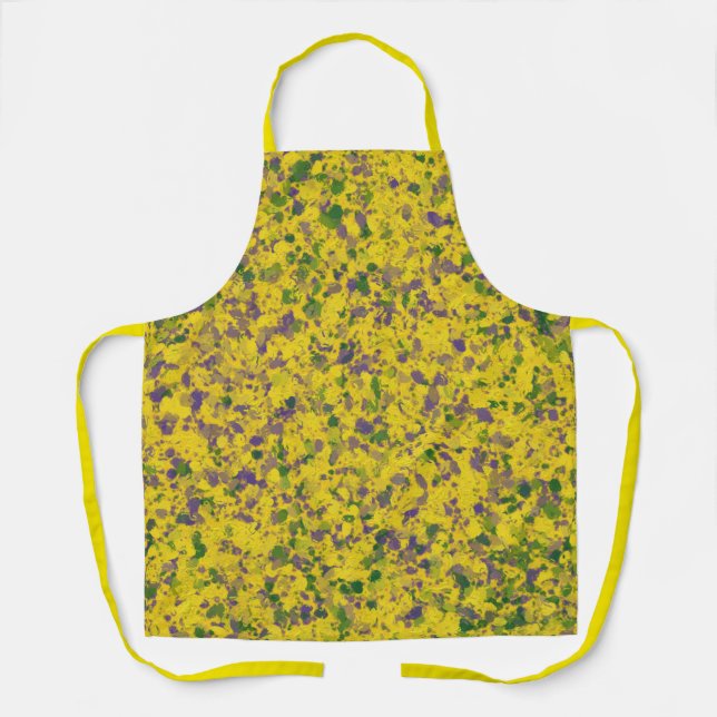 Mardi Gras Oil  Apron (Front)