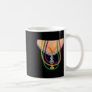 Mardi Gras Outfit Costume Mask Beads For Womens Gi Coffee Mug