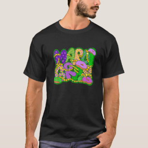 Mardi Gras Paczki Doughnuts Beads Carnival Party G T-Shirt