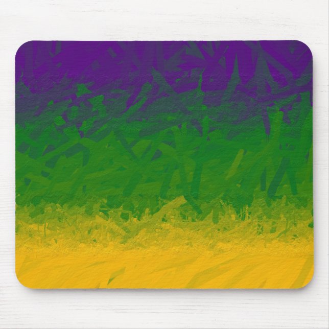 Mardi Gras Paint 0584. Mouse Pad (Front)