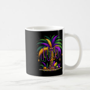 Mardi Gras Palm Tree Hawaiian Tropical Party Men W Coffee Mug