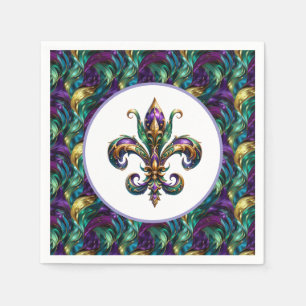 Mardi Gras Paper  Napkin