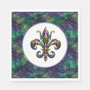 Mardi Gras Paper  Napkin
