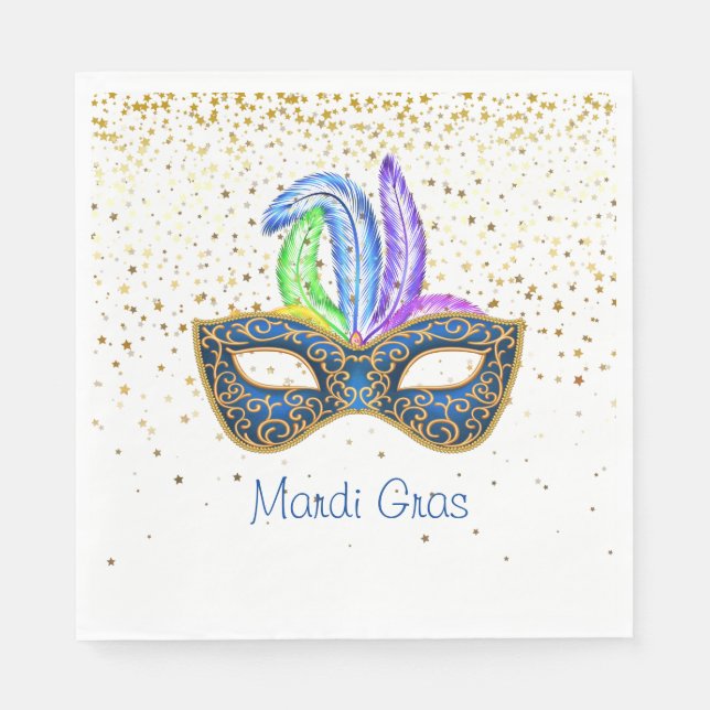 Mardi Gras Paper Napkins (Front)