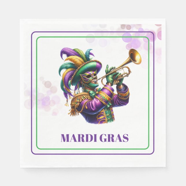 Mardi Gras Paper Napkins (Front)