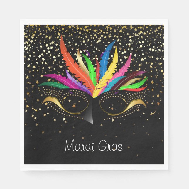 Mardi Gras Paper Napkins (Front)