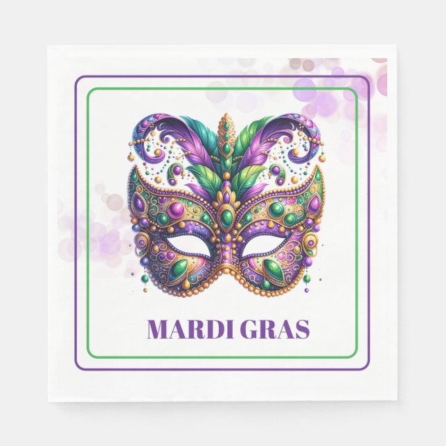 Mardi Gras Paper Napkins (Front)