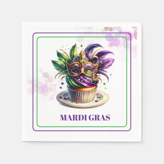 Mardi Gras Paper Napkins (Front)