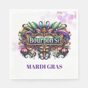 Mardi Gras Paper Napkins