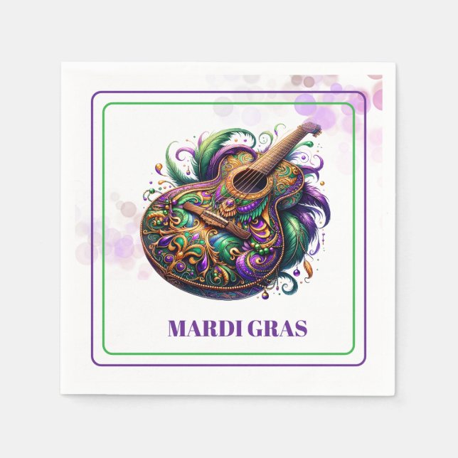Mardi Gras Paper Napkins (Front)