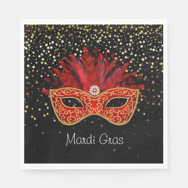 Mardi Gras Paper Napkins (Front)