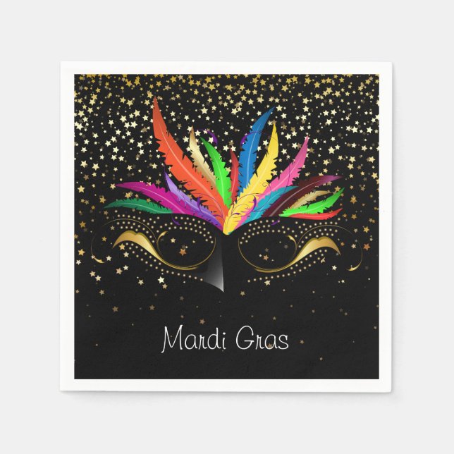 Mardi Gras Paper Napkins (Front)