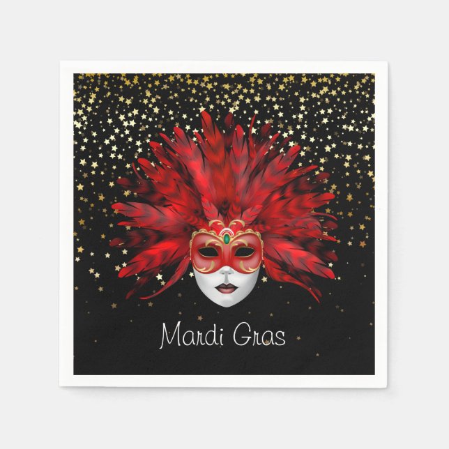 Mardi Gras Paper Napkins (Front)