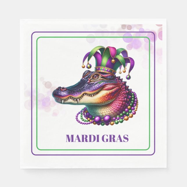 Mardi Gras Paper Napkins (Front)