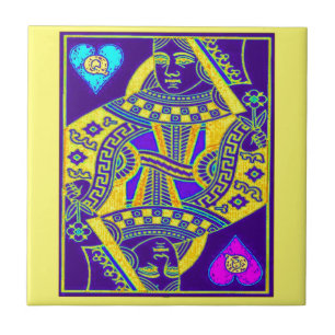 Mardi Gras Parade Queen by Sharles Ceramic Tile