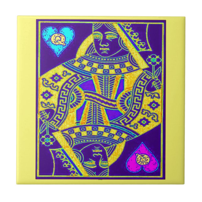 Mardi Gras Parade Queen by Sharles Ceramic Tile (Front)