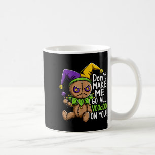 Mardi Gras Parade Stitch Voodoo Doll Jester Spooky Coffee Mug