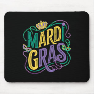 Mardi Gras Parade Womens Girls Party Graphic Mouse Pad