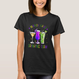 Mardi Gras Party Drinking Team Crawfish Carnival P T-Shirt