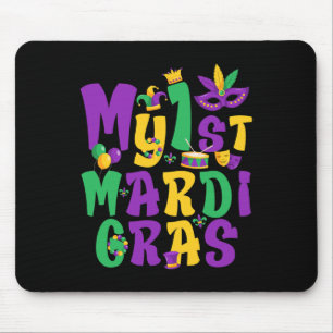 Mardi Gras Party My First Mardi Gras Outfit For Bo Mouse Pad