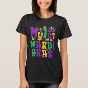 Mardi Gras Party My First Mardi Gras Outfit For Bo T-Shirt